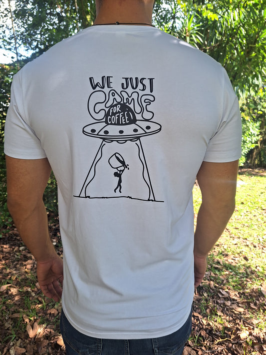 Camiseta Altamira - We just came for coffee